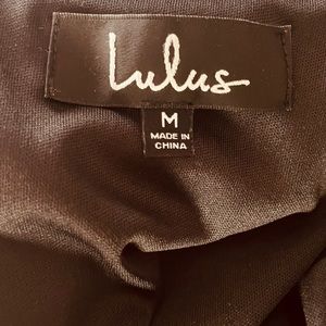 Black Mini Lulu’s Dress